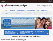 Tablet Screenshot of abortiononline.com